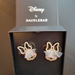 Disney x Baublebar Minnie Mouse Bridal Earrings